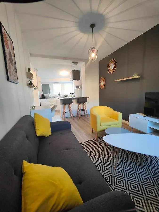 Joli T2 Scandi Riom Apartment