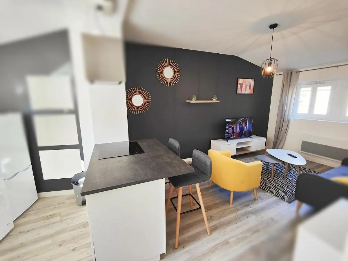 Joli T2 Scandi Riom Apartment